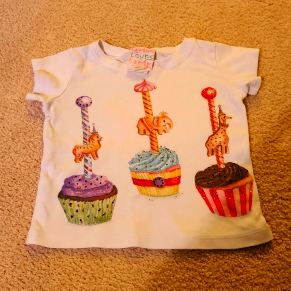 Lemon Loves Lime Tshirt Toddler Girl 2T